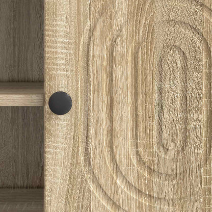 vidaXL TV Cabinet Sonoma Oak 102 x 34.5 x 50 cm Engineered Wood