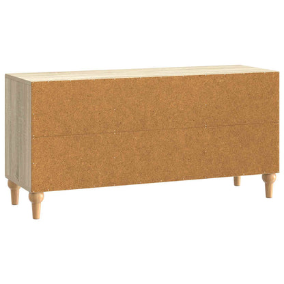 vidaXL TV Cabinet Sonoma Oak 102 x 34.5 x 50 cm Engineered Wood