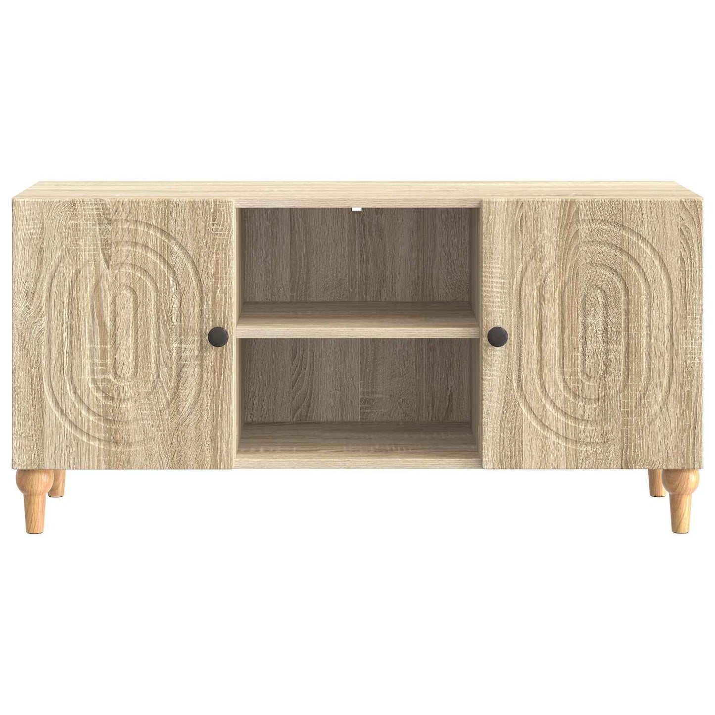 vidaXL TV Cabinet Sonoma Oak 102 x 34.5 x 50 cm Engineered Wood