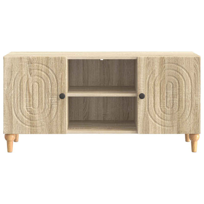 vidaXL TV Cabinet Sonoma Oak 102 x 34.5 x 50 cm Engineered Wood