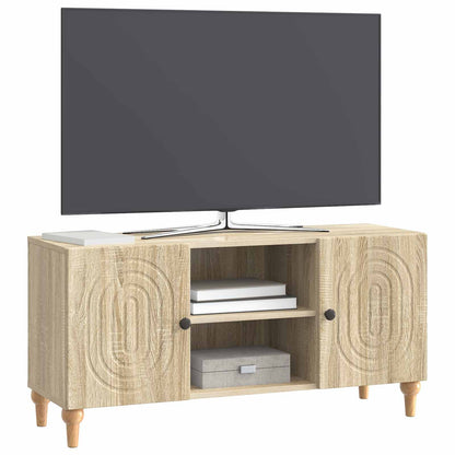 vidaXL TV Cabinet Sonoma Oak 102 x 34.5 x 50 cm Engineered Wood
