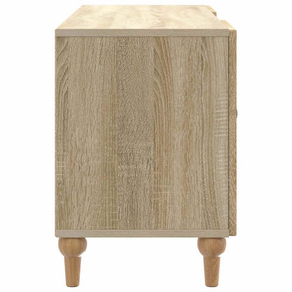 vidaXL TV Cabinet Sonoma Oak 102 x 34.5 x 50 cm Engineered Wood