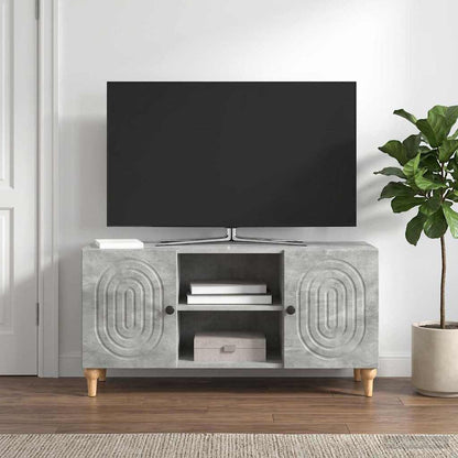 vidaXL TV Cabinet Concrete Grey 102 x 34.5 x 50 cm Engineered Wood