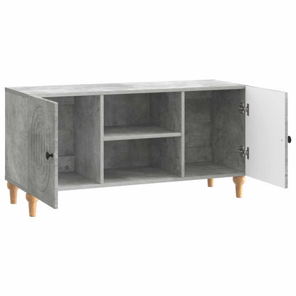 vidaXL TV Cabinet Concrete Grey 102 x 34.5 x 50 cm Engineered Wood