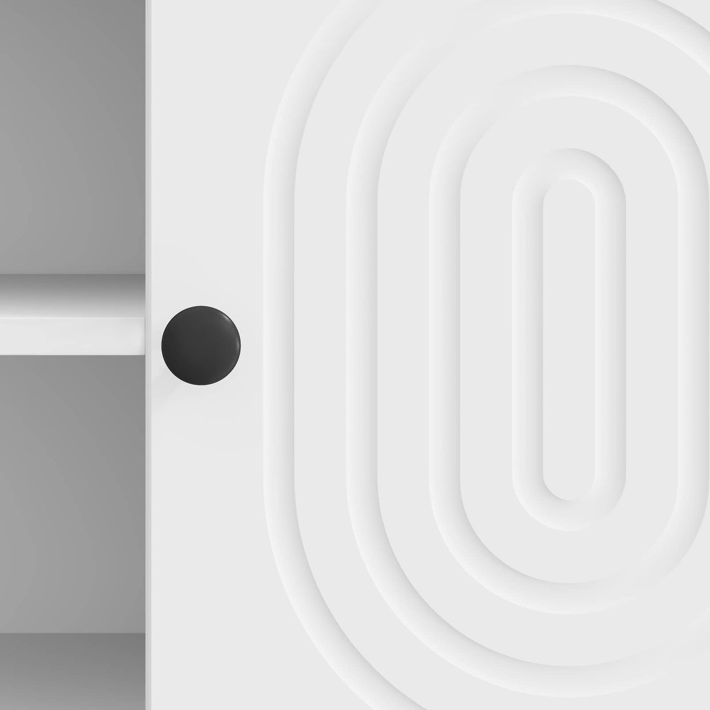 vidaXL TV Cabinet High Gloss White 102 x 34.5 x 50 cm Engineered Wood