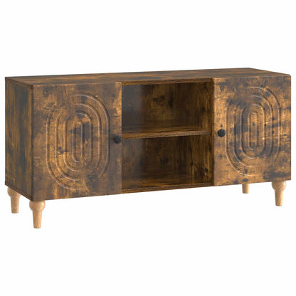 vidaXL TV Cabinet Smoked Oak 102 x 34.5 x 50 cm Engineered Wood