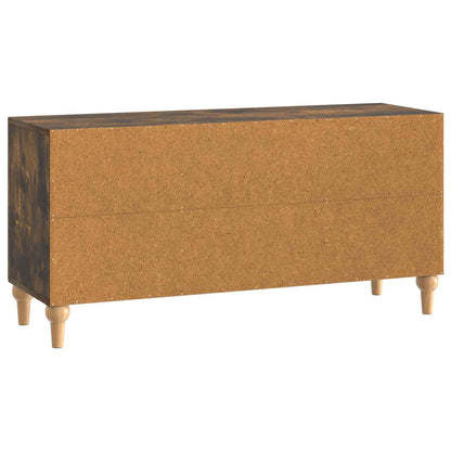 vidaXL TV Cabinet Smoked Oak 102 x 34.5 x 50 cm Engineered Wood