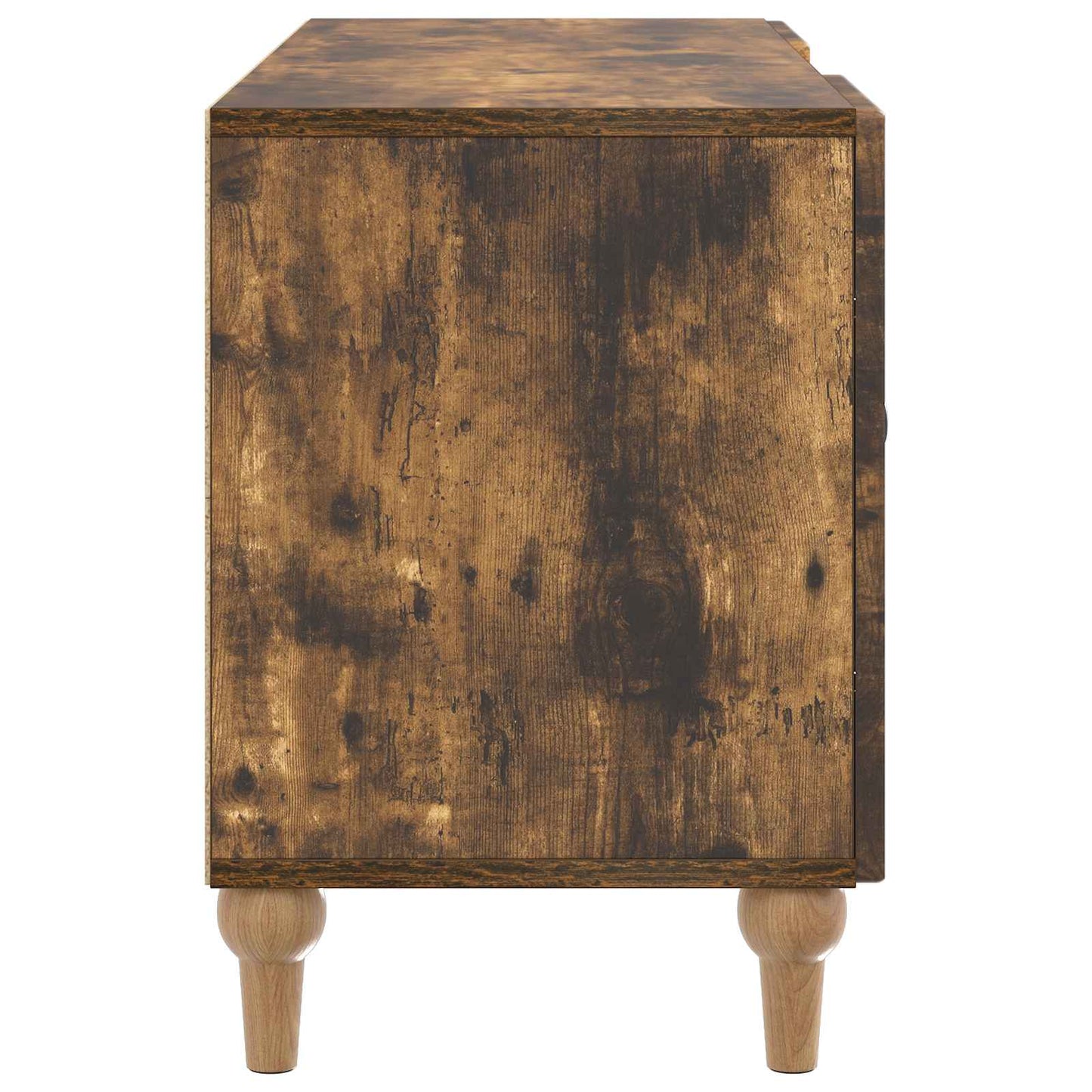 vidaXL TV Cabinet Smoked Oak 102 x 34.5 x 50 cm Engineered Wood