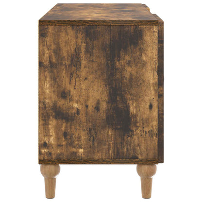 vidaXL TV Cabinet Smoked Oak 102 x 34.5 x 50 cm Engineered Wood