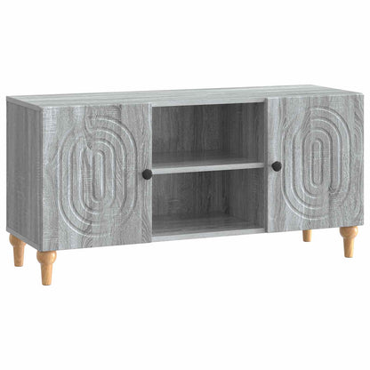 vidaXL TV Cabinet 102 x 34.5 x 50 cm Grey Sonoma Engineered Wood