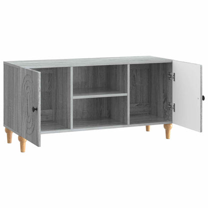 vidaXL TV Cabinet Grey Sonoma 102 x 34.5 x 50 cm Engineered Wood