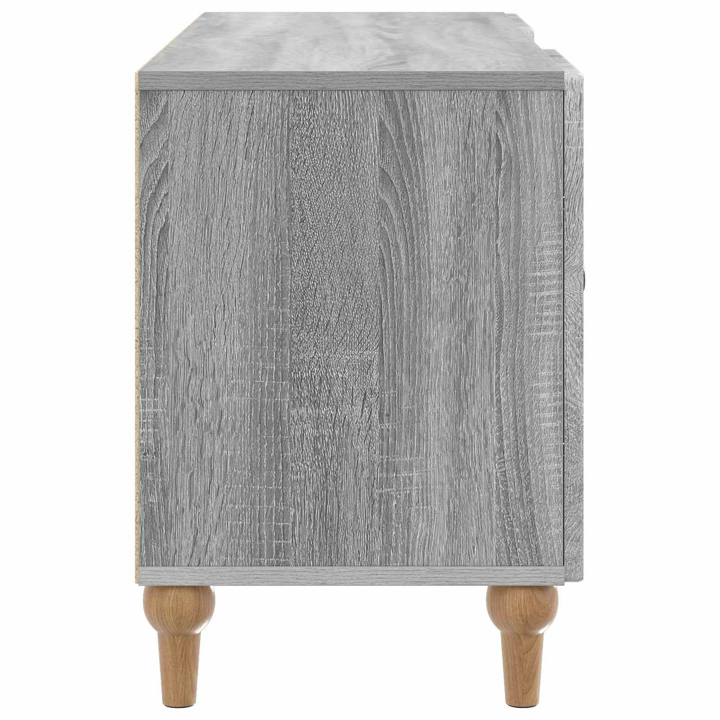 vidaXL TV Cabinet Grey Sonoma 102 x 34.5 x 50 cm Engineered Wood