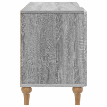 vidaXL TV Cabinet Grey Sonoma 102 x 34.5 x 50 cm Engineered Wood
