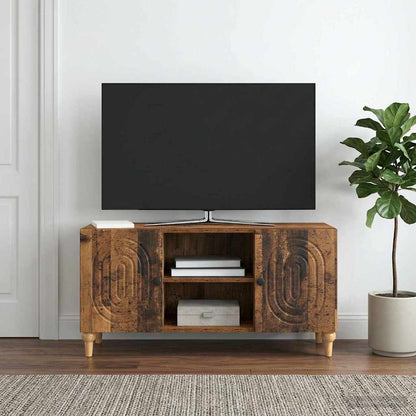 vidaXL TV Cabinet Old Wood 102 x 34.5 x 50 cm Engineered Wood