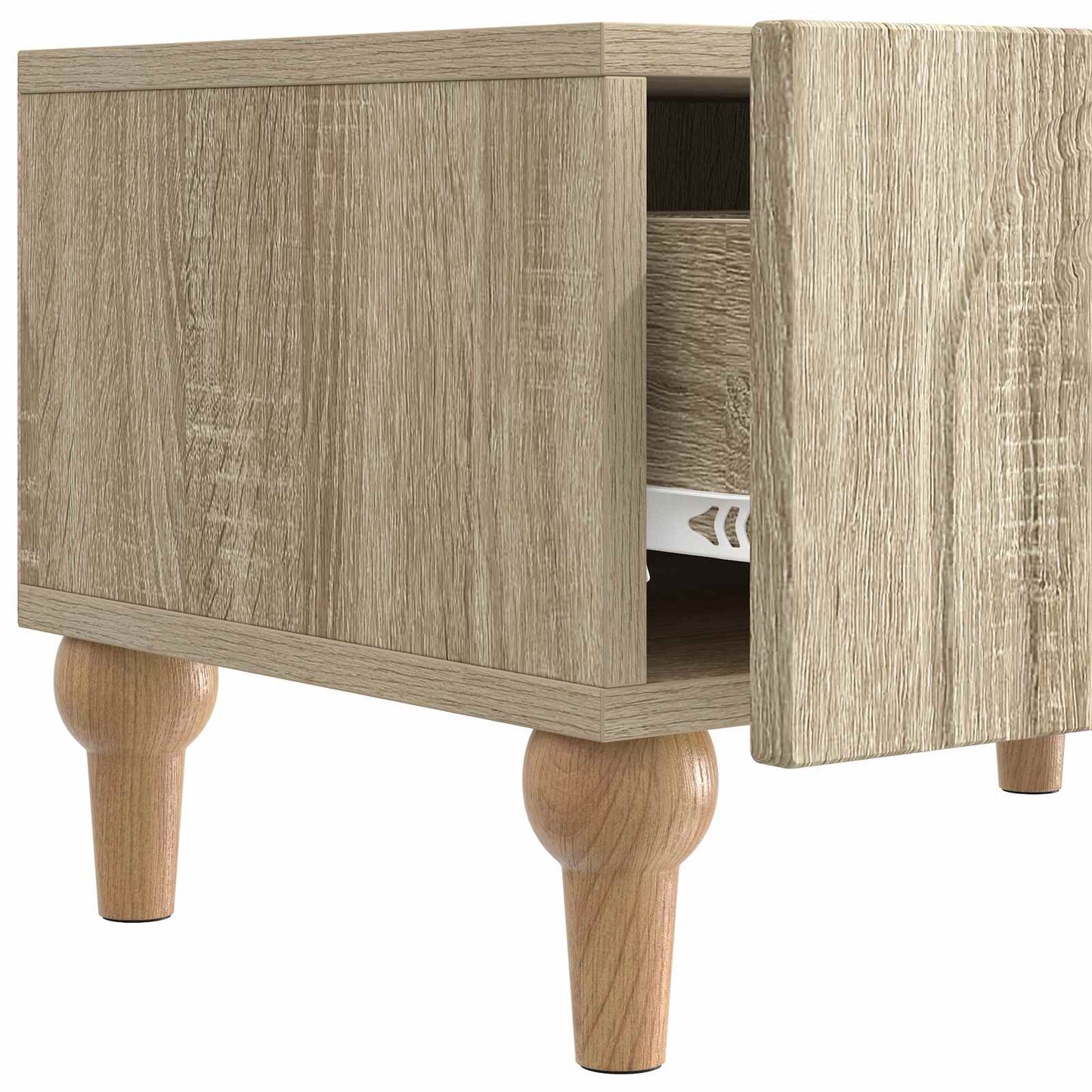 vidaXL TV Cabinet Sonoma Oak 147 x 34.5 x 30 cm Engineered Wood