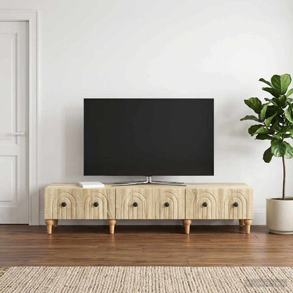 vidaXL TV Cabinet Sonoma Oak 147 x 34.5 x 30 cm Engineered Wood