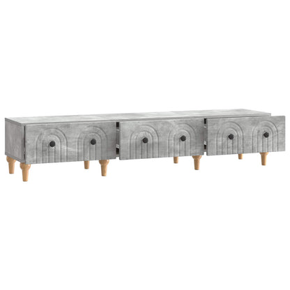 vidaXL TV Cabinet Concrete Grey 147 x 34.5 x 30 cm Engineered Wood