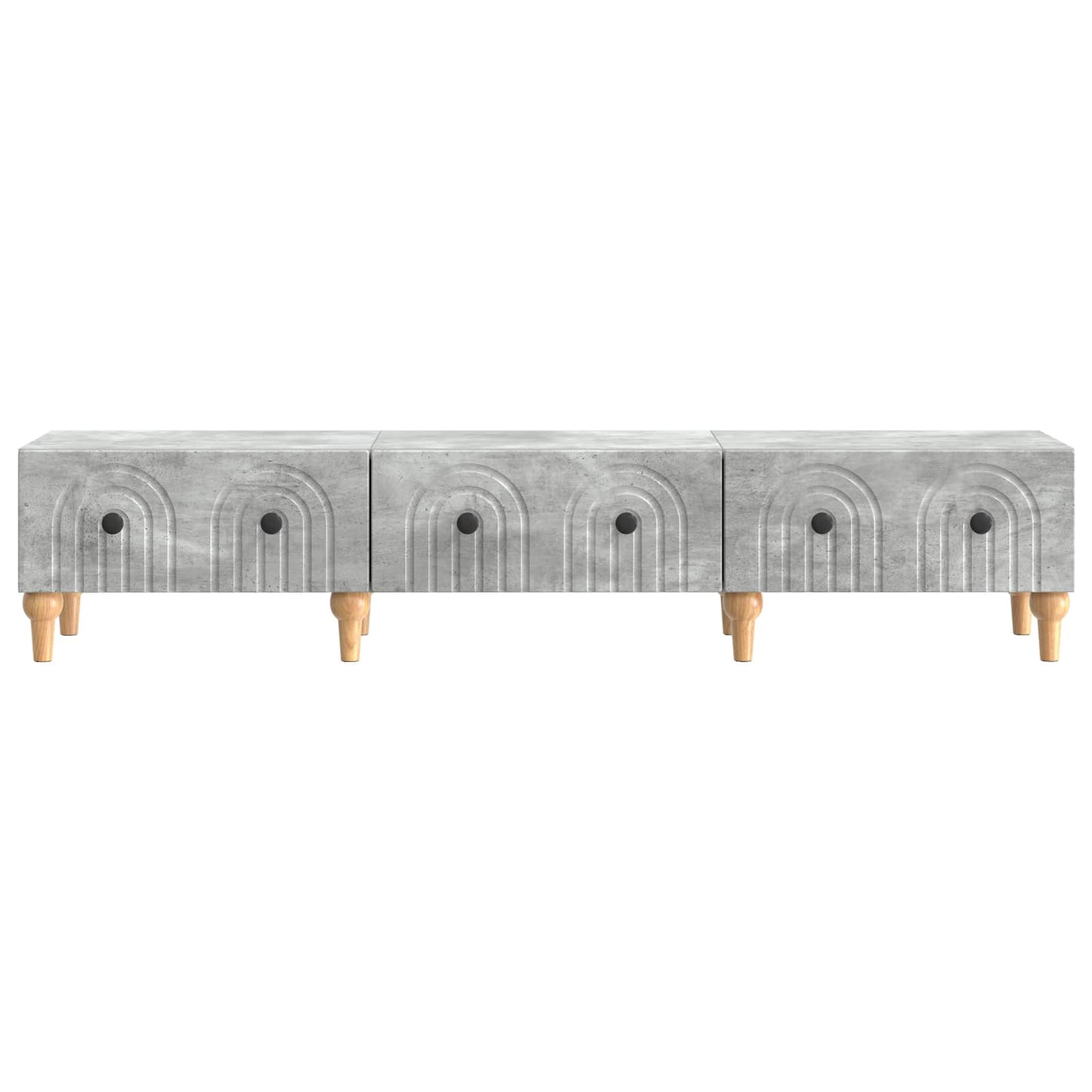 vidaXL TV Cabinet Concrete Grey 147 x 34.5 x 30 cm Engineered Wood