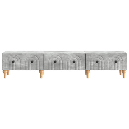 vidaXL TV Cabinet Concrete Grey 147 x 34.5 x 30 cm Engineered Wood