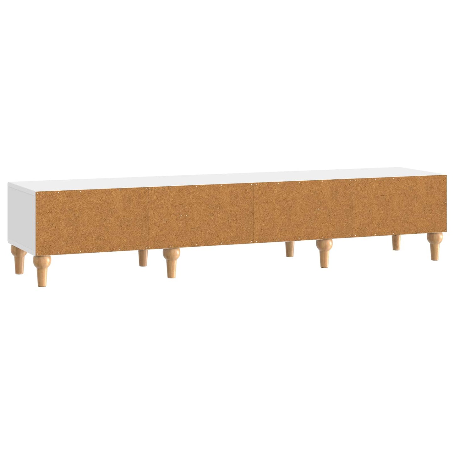 vidaXL TV Cabinet High Gloss White 147 x 34.5 x 30 cm Engineered Wood