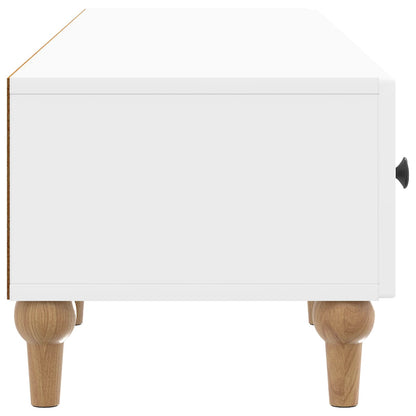 vidaXL TV Cabinet High Gloss White 147 x 34.5 x 30 cm Engineered Wood