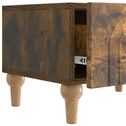 vidaXL TV Cabinet Smoked Oak 147 x 34.5 x 30 cm Engineered Wood