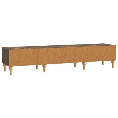 vidaXL TV Cabinet Smoked Oak 147 x 34.5 x 30 cm Engineered Wood