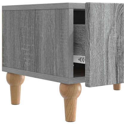 vidaXL TV Cabinet Grey Sonoma 147 x 34.5 x 30 cm Engineered Wood