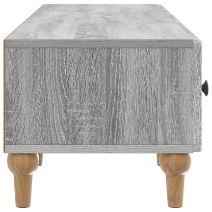 vidaXL TV Cabinet Grey Sonoma 147 x 34.5 x 30 cm Engineered Wood