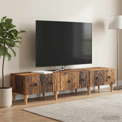 vidaXL TV Cabinet Old Wood 147 x 34.5 x 30 cm Engineered Wood