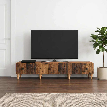 vidaXL TV Cabinet Old Wood 147 x 34.5 x 30 cm Engineered Wood