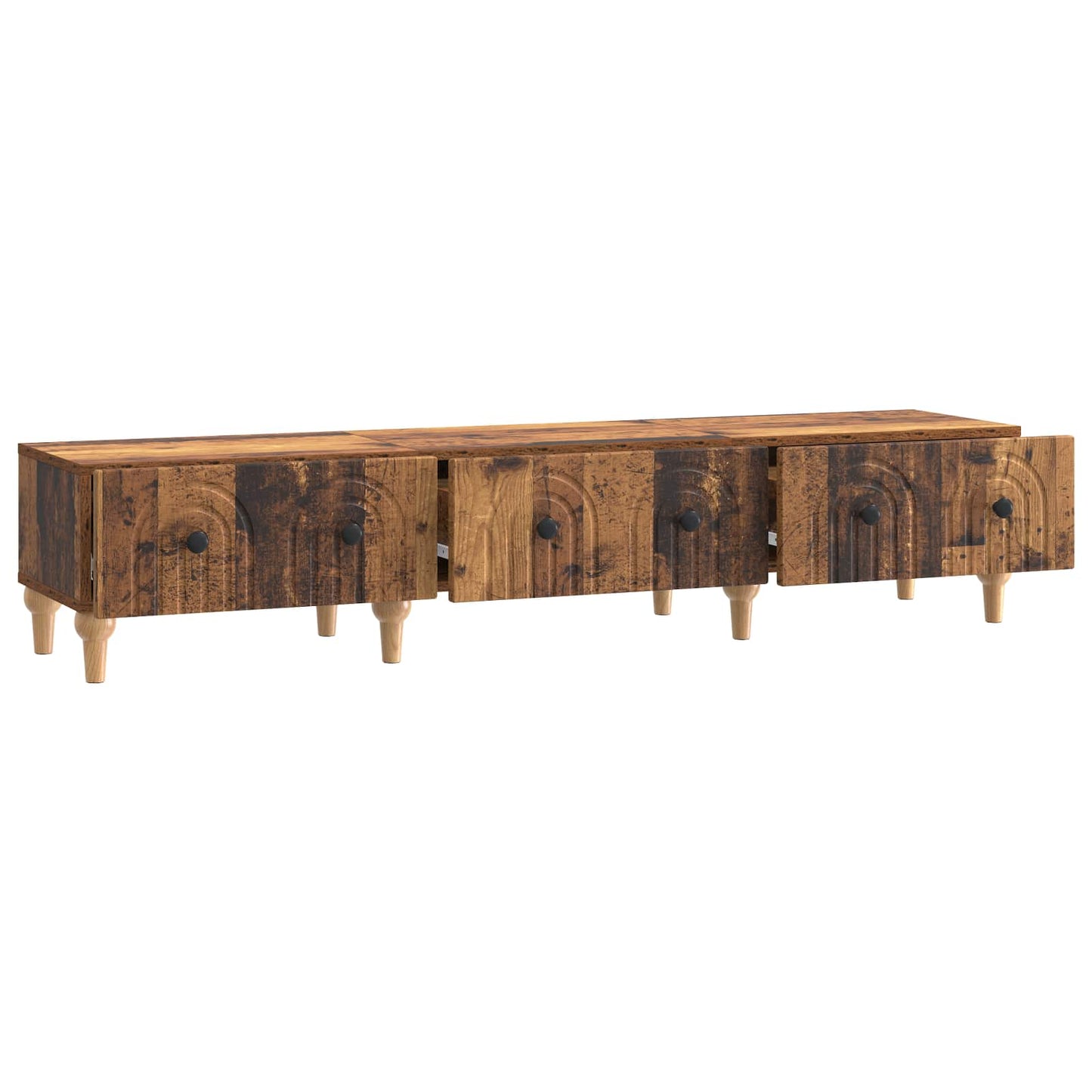 vidaXL TV Cabinet Old Wood 147 x 34.5 x 30 cm Engineered Wood