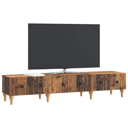 vidaXL TV Cabinet Old Wood 147 x 34.5 x 30 cm Engineered Wood