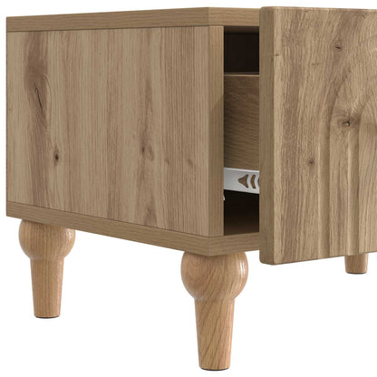 vidaXL TV Cabinet Artisan Oak 147 x 34.5 x 30 cm Engineered Wood