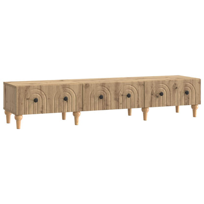vidaXL TV Cabinet 147 x 34.5 x 30 cm Artisan Oak Engineered Wood