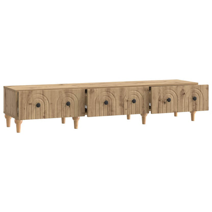 vidaXL TV Cabinet Artisan Oak 147 x 34.5 x 30 cm Engineered Wood