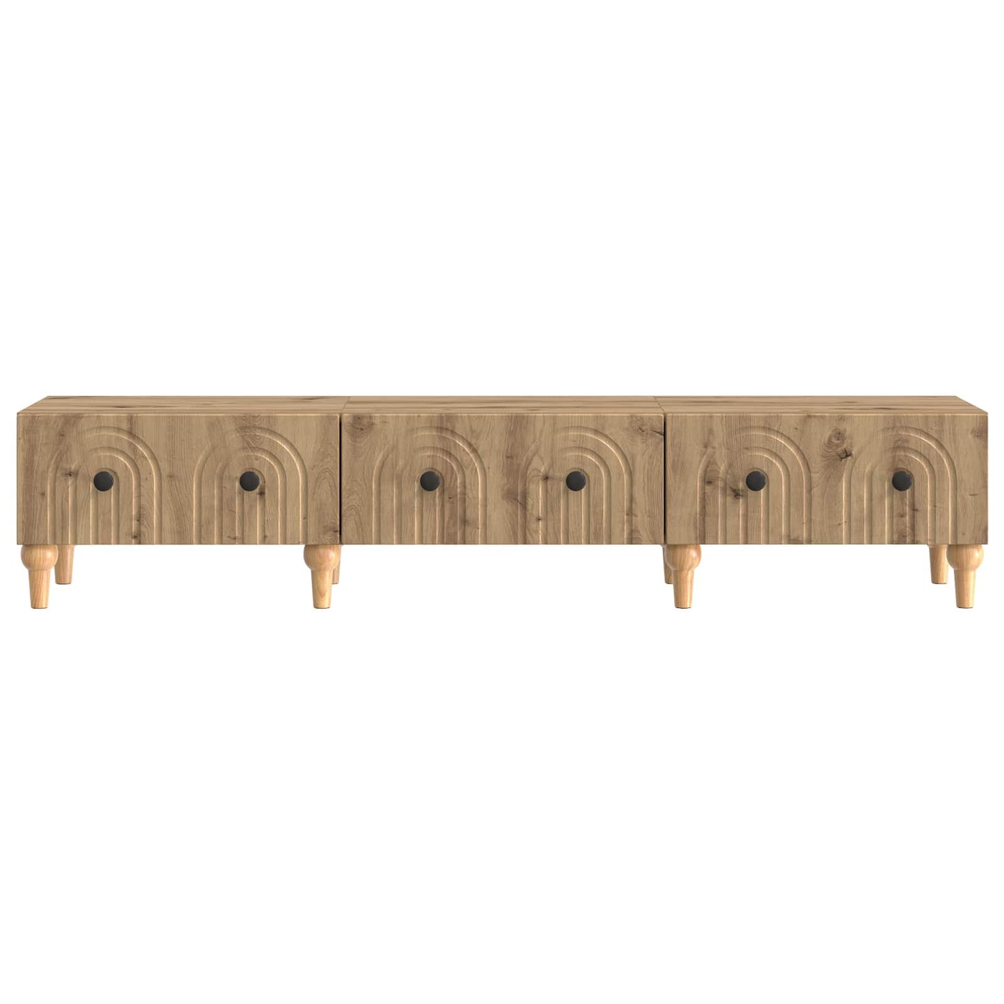 vidaXL TV Cabinet Artisan Oak 147 x 34.5 x 30 cm Engineered Wood
