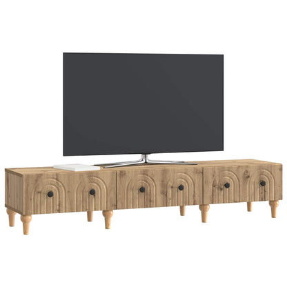 vidaXL TV Cabinet Artisan Oak 147 x 34.5 x 30 cm Engineered Wood