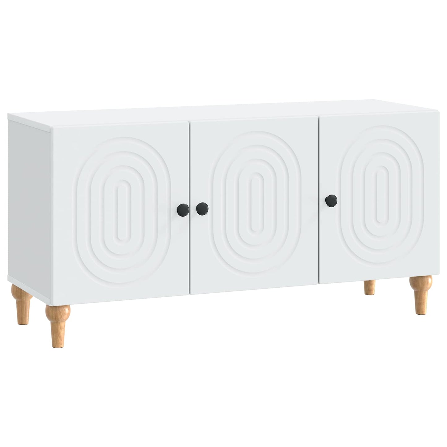 vidaXL TV Cabinet White 99 x 34.5 x 50 cm Engineered Wood
