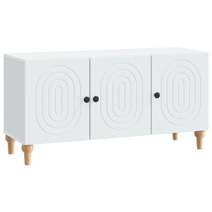vidaXL TV Cabinet White 99 x 34.5 x 50 cm Engineered Wood
