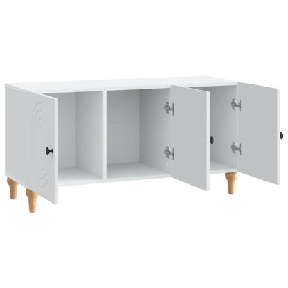 vidaXL TV Cabinet White 99 x 34.5 x 50 cm Engineered Wood