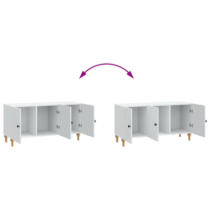 vidaXL TV Cabinet White 99 x 34.5 x 50 cm Engineered Wood