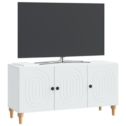 vidaXL TV Cabinet White 99 x 34.5 x 50 cm Engineered Wood