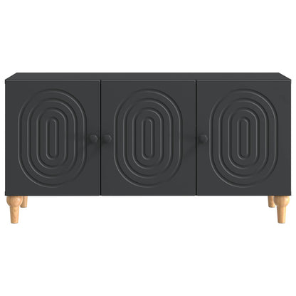 vidaXL TV Cabinet 99 x 34.5 x 50 cm Black Engineered Wood