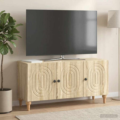 vidaXL TV Cabinet Sonoma Oak 99 x 34.5 x 50 cm Engineered Wood