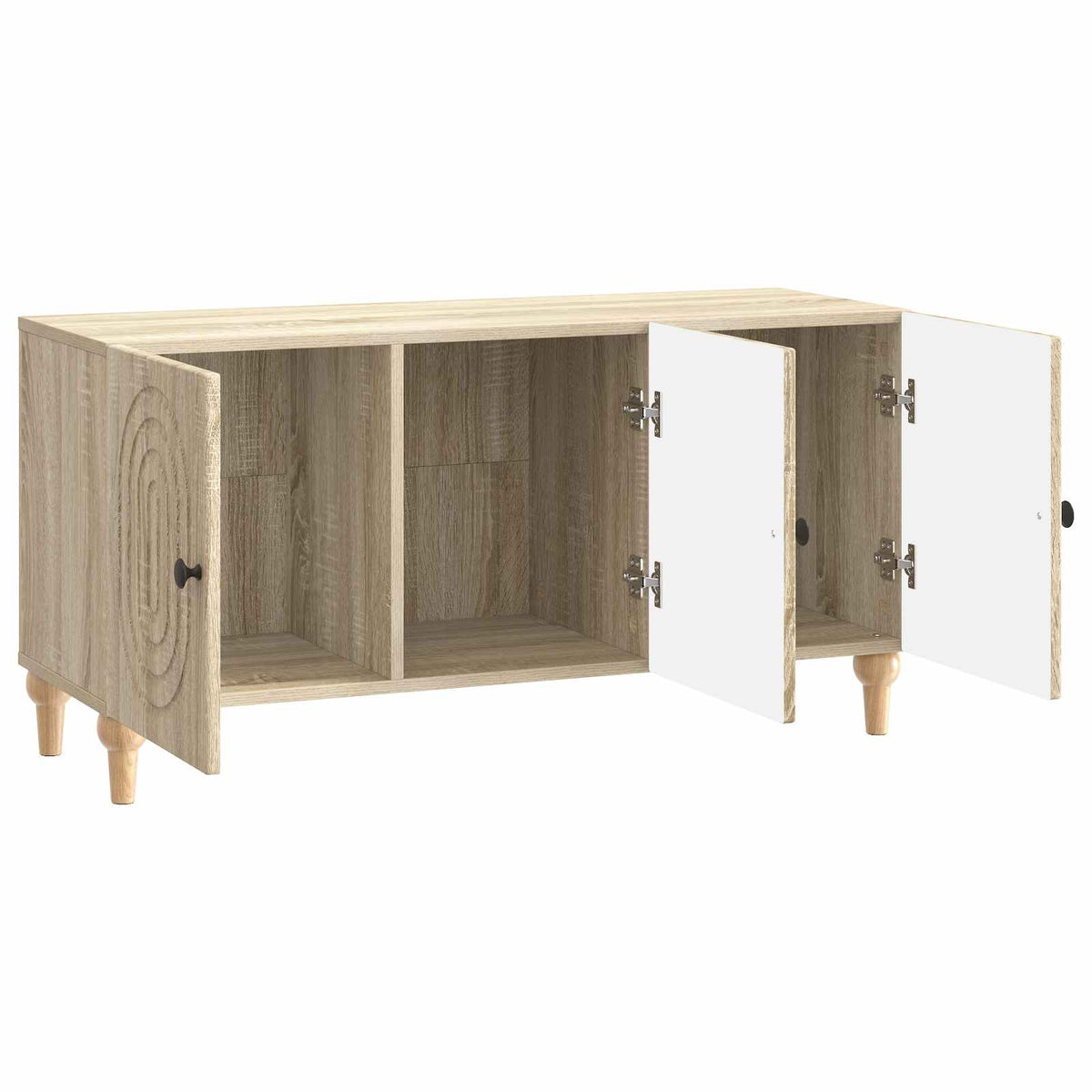 vidaXL TV Cabinet 99 x 34.5 x 50 cm Sonoma Oak Engineered Wood