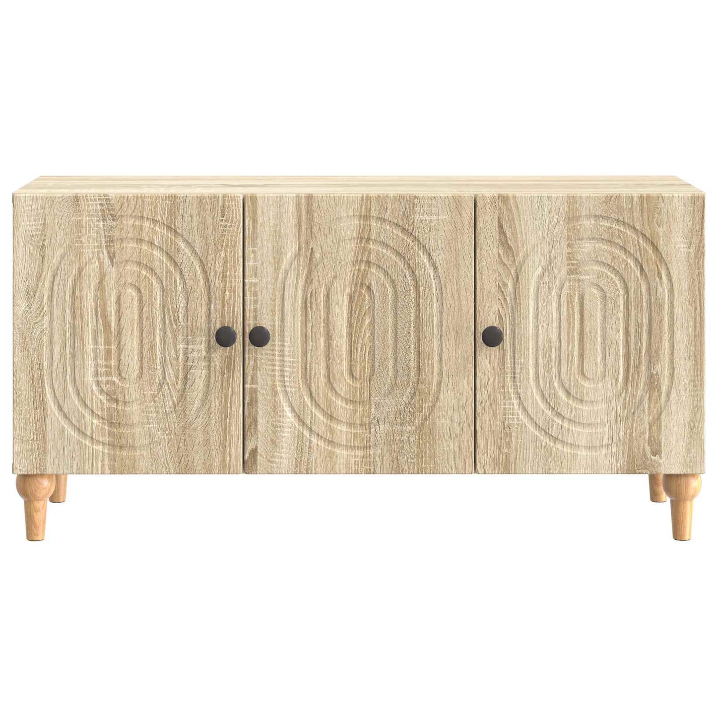 vidaXL TV Cabinet Sonoma Oak 99 x 34.5 x 50 cm Engineered Wood