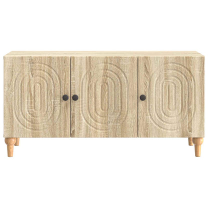 vidaXL TV Cabinet Sonoma Oak 99 x 34.5 x 50 cm Engineered Wood