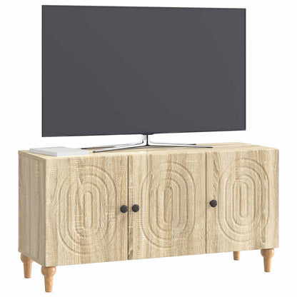 vidaXL TV Cabinet Sonoma Oak 99 x 34.5 x 50 cm Engineered Wood