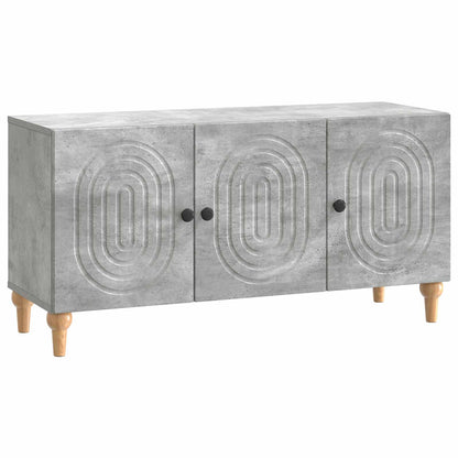 vidaXL TV Cabinet Concrete Grey 99 x 34.5 x 50 cm Engineered Wood
